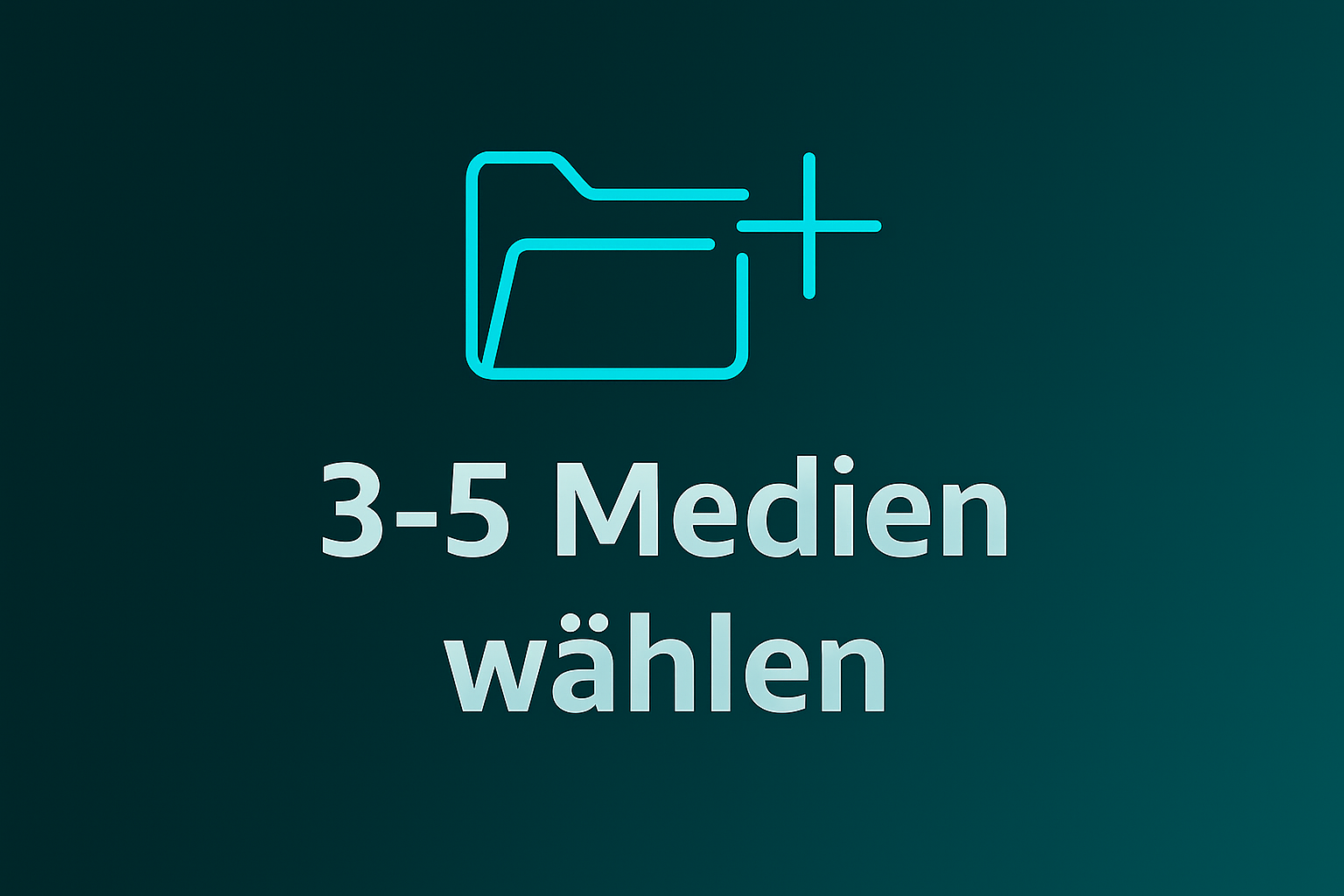 Beispiel Medien wählen